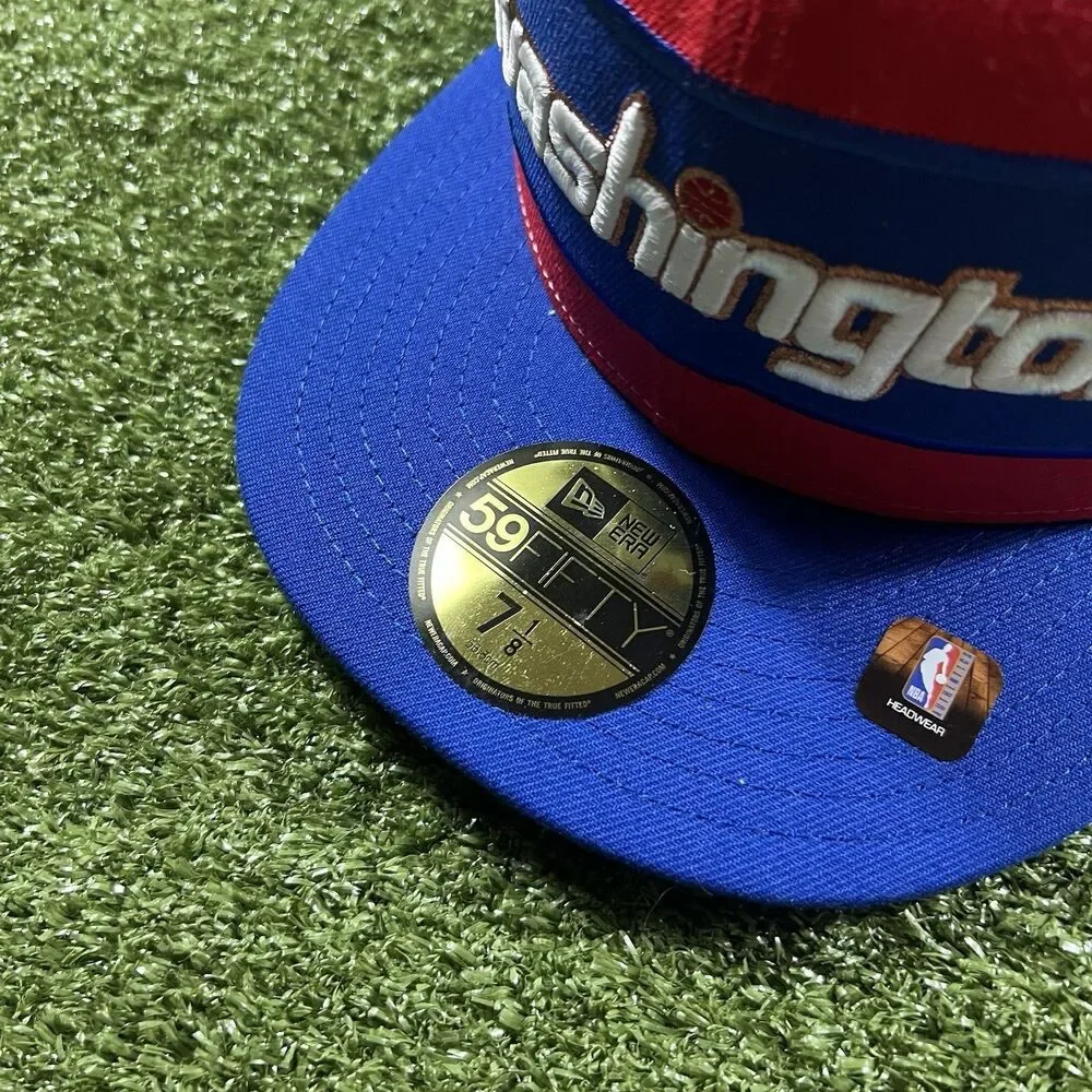 New Era WASHINGTON WIZARDS CITY EDITION 59FIFTY FITTED BLUE (DEFECT)